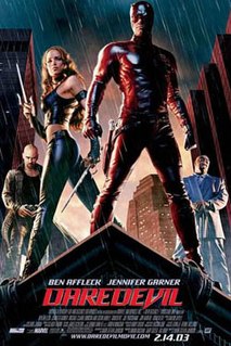 <i>Daredevil</i> (film) 2003 superhero film directed by Mark Steven Johnson