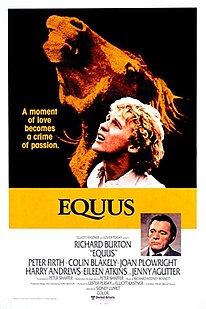 <i>Equus</i> (film) 1977 British-American drama film directed by Sidney Lumet