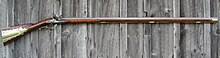 Revolutionary War "Pennsylvania" flintlock rifle Flintlock rifle ca. 1775.jpg
