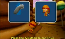 An upwards motion on the Nunchuk or press of the Z Button allows the player to jump. Ninjabread Man Screenshot.png