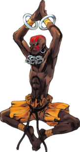 Dhalsim character from the Street Fighter fighting game series