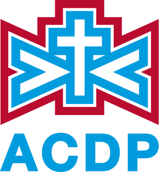 <span class="mw-page-title-main">African Christian Democratic Party</span> Political party in South Africa
