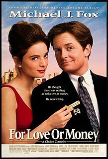 <i>For Love or Money</i> (1993 film) 1993 film by Barry Sonnenfeld