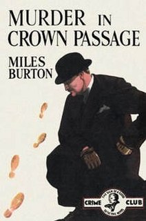 <i>Murder in Crown Passage</i> 1937 novel