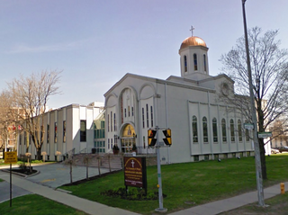 <span class="mw-page-title-main">St. Clement of Ohrid Macedonian Orthodox Cathedral, Toronto</span> Cathedral in Toronto