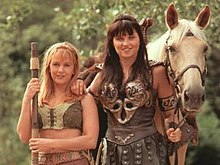 Xena with Gabrielle.
