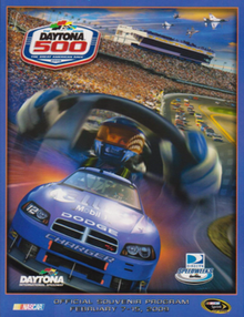 The program for the 2009 Daytona 500. 2009 Daytona 500 program cover.png