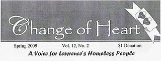 <i>Change of Heart</i> (street paper) quarterly street newspaper in Kansas