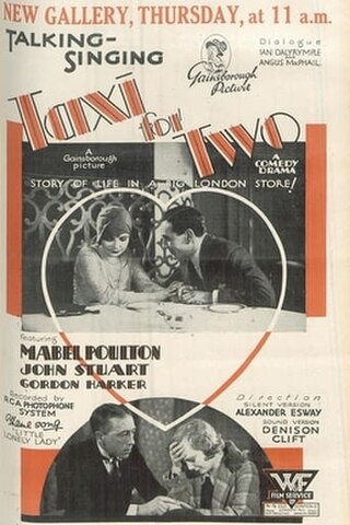 <i>Taxi for Two</i> 1929 film