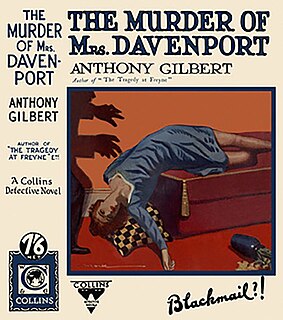 <i>The Murder of Mrs. Davenport</i> 1928 novel