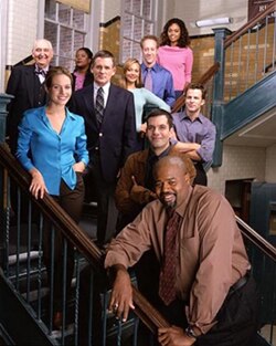 The first season cast of Boston Public