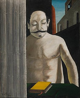 <i>The Childs Brain</i> 1914 painting by Giorgio de Chirico