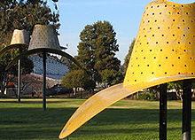 Hat In Three Stages of Landing by Claes Oldenburg and Coosje van Bruggen