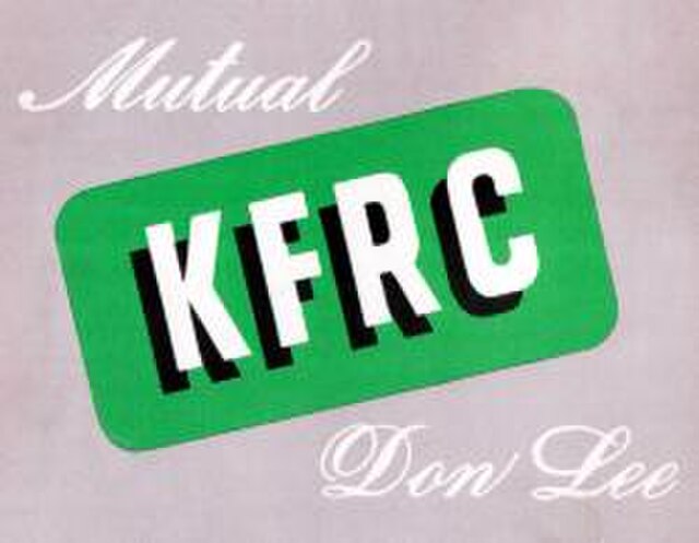 Logo for KFRC, the Mutual station in San Francisco, owned by the Don Lee Broadcasting System