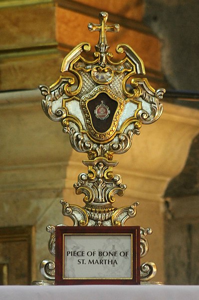 Relic from the bones of Saint Martha, venerated in her Diocesan Shrine in Pateros