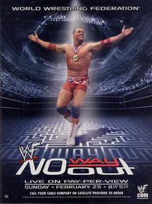 Promotional poster featuring Kurt Angle