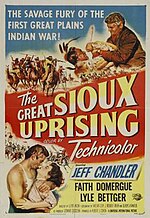 Thumbnail for File:The poster of the movie The Great Sioux Uprising.jpg