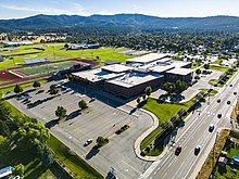 Aerial view of the U-High campus University High School (Washington, aerial photo looking southwest).jpg