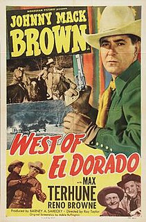 <i>West of El Dorado</i> 1949 film by Ray Taylor