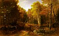 Autumn Landscape, 1867 A typical early painting by Champney