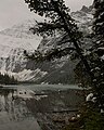 Snow is often evident and the lake begins to freeze over by early October.