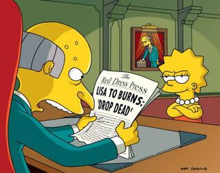 <span class="mw-page-title-main">Fraudcast News</span> 22nd episode of the 15th season of The Simpsons