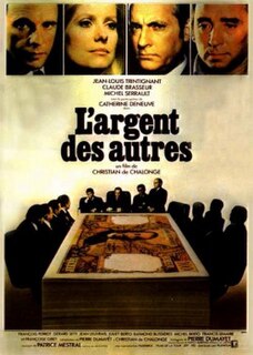 <i>Largent des autres</i> 1978 film