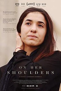 <i>On Her Shoulders</i> 2018 documentary film, directed by Alexandria Bombach