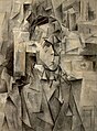 Pablo Picasso, 1910, Portrait of Wilhelm Uhde, oil on canvas, 81 x 60 cm, Joseph Pulitzer Collection.jpg