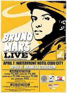 <span class="mw-page-title-main">The Doo-Wops & Hooligans Tour</span> 2010–12 concert tour by Bruno Mars