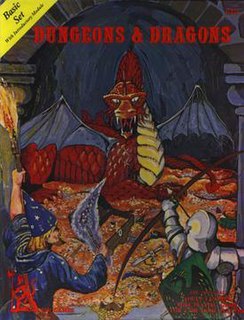 <i>Dungeons & Dragons Basic Set</i> Boxed set for tabletop role-playing game Dungeons & Dragons