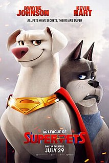 <i>DC League of Super-Pets</i> 2022 animated superhero comedy film by Jared Stern