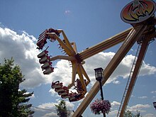 Hersheypark's 'The Claw' ride in motion Hershey Park - The Claw.JPG