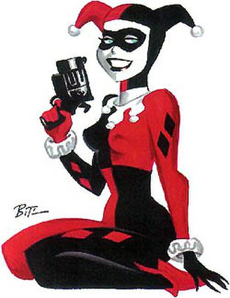 Harley Quinn (concept by Paul Dini) illustrated by Timm.