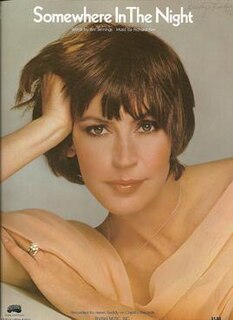 Somewhere in the Night (song) 1975 single by Helen Reddy