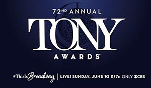 72Nd Tony Awards