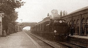 Henfield stasiun kereta api 1909.jpg