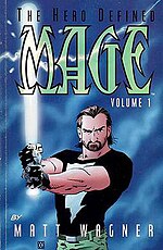 Mage: The Hero Defined, cover by Matt Wagner. Mage - the Hero Defined (no. 1, cover art).jpg