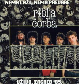 <i>Nema laži, nema prevare – Uživo, Zagreb `85</i> 1995 live album by Riblja Čorba