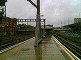 Platform of the Royal Oak tube station looking westbound