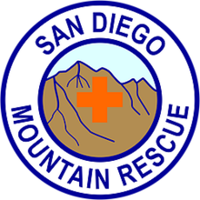 Logo San Diego Mountain Rescue Team. Web