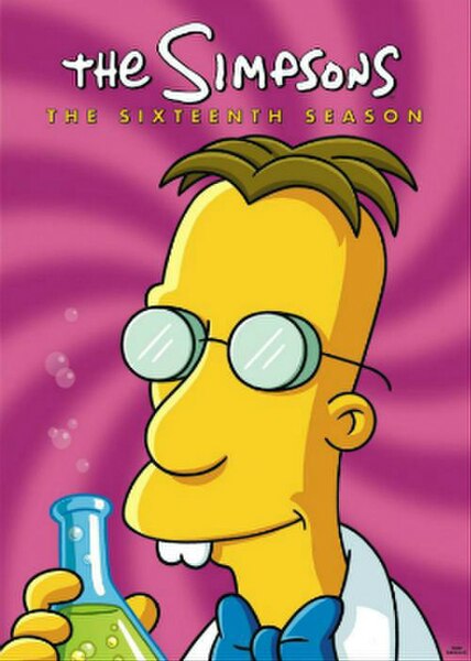 DVD cover featuring Professor Frink