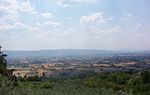 View of Umbria from Totti (13 July 2006)