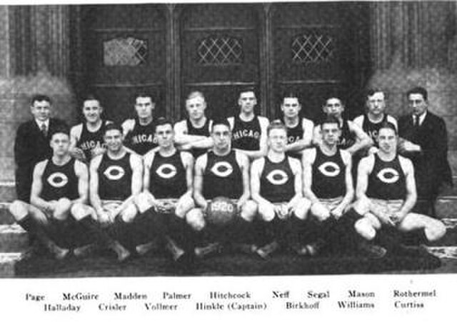 1919–20 Chicago Maroons men's basketball team