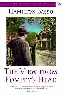 <i>The View from Pompeys Head</i> 1954 novel by Hamilton Basso