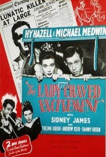 <i>The Lady Craved Excitement</i> 1950 British film