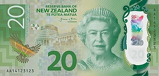 <span class="mw-page-title-main">New Zealand twenty-dollar note</span> Current denomination of New Zealand currency