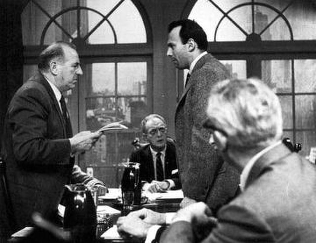 Ed Begley, Everett Sloane and Richard Kiley in Patterns (1955)