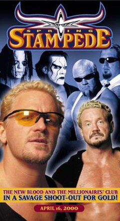 VHS cover featuring Vampiro, Sting, Scott Steiner, The Wall, Jeff Jarrett and Diamond Dallas Page