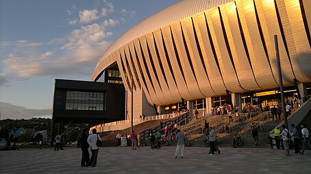 Main stand external view